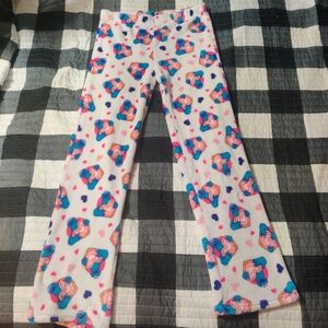 Sesame Street Women's M Valentine's Day Pajama Pants Cookie Monster Pink Heart